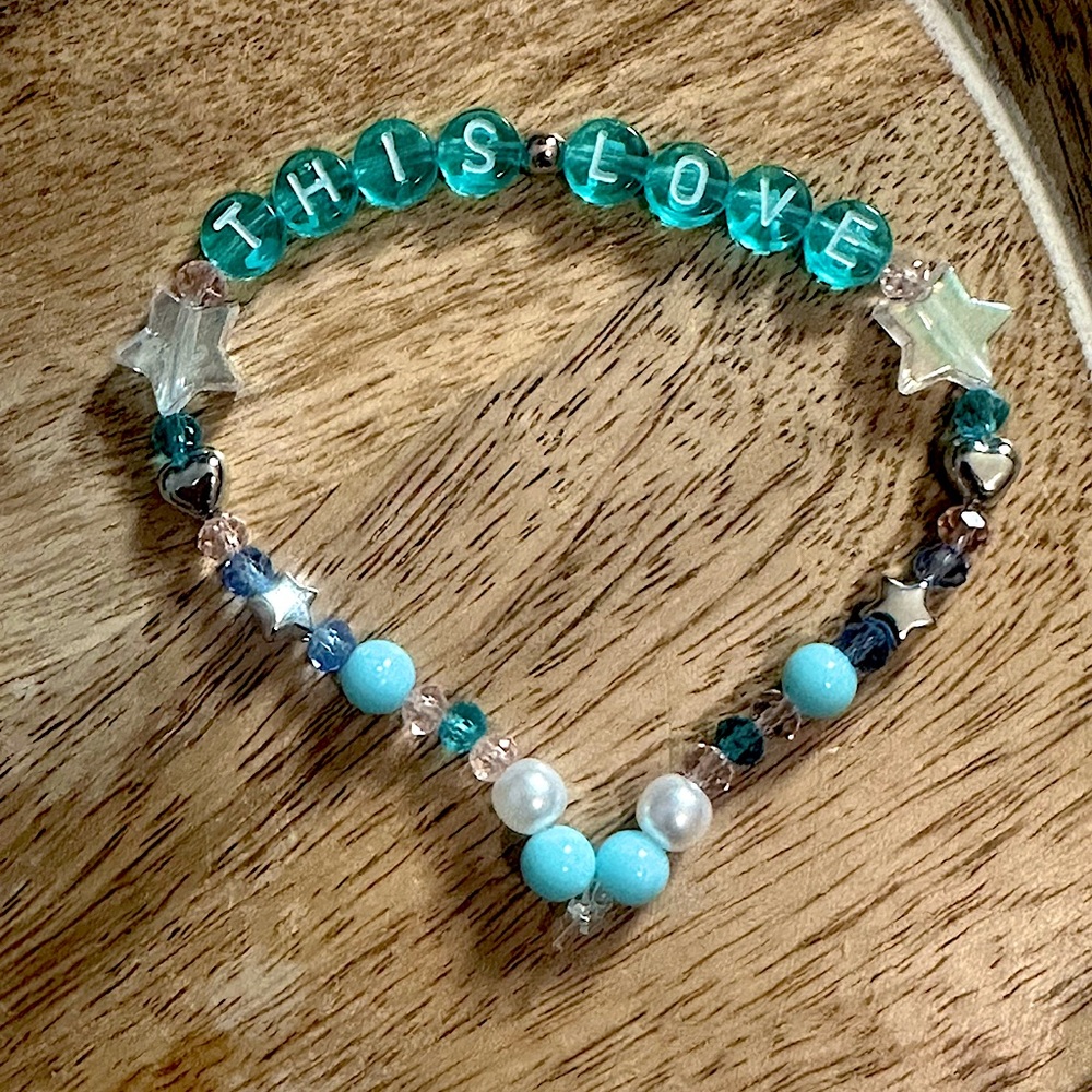 5 for $10 Taylor Swift Handmade Friendship Beaded Bracelet
“This Love”